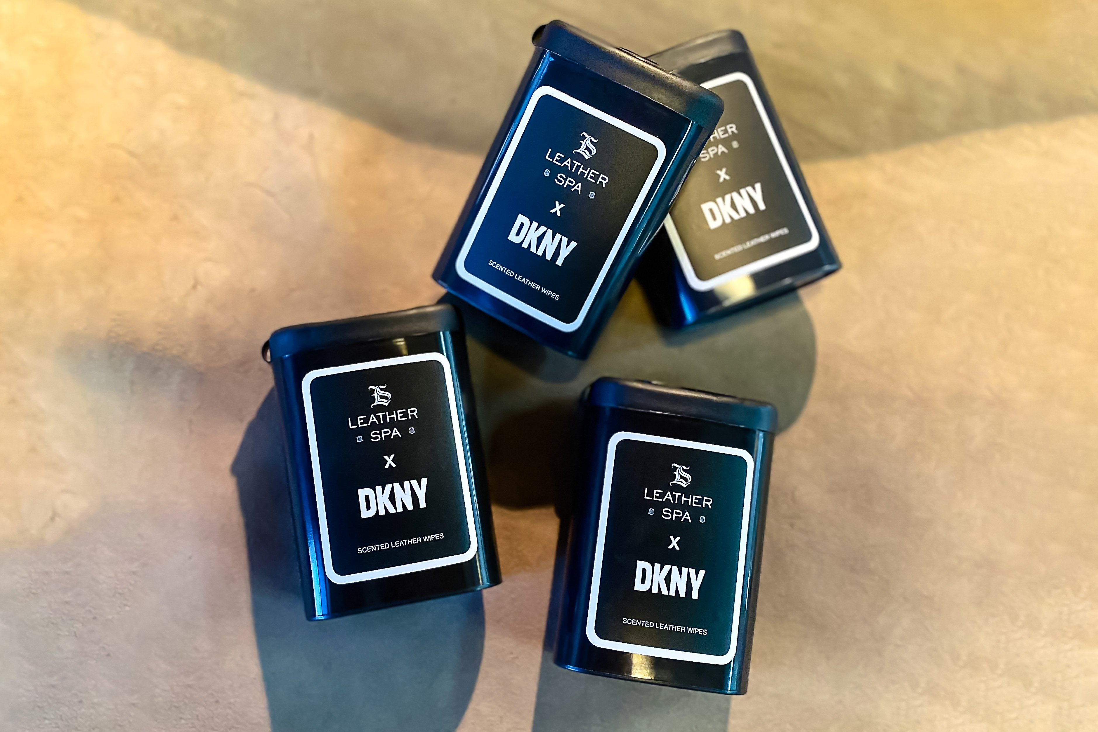Leather Spa and DKNY products samples picture